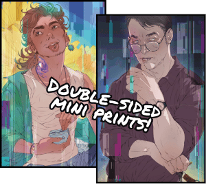 Double-sided Character Print