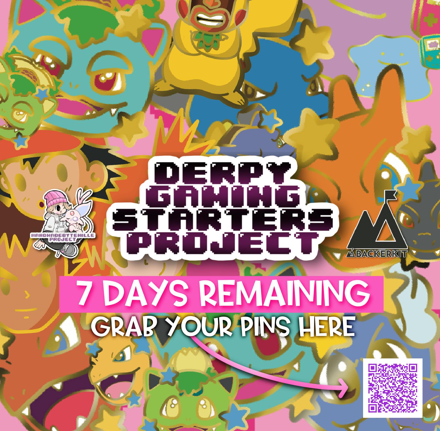 Derpy Gaming Starters - Enamel Pins and more! Project Update: Final ...