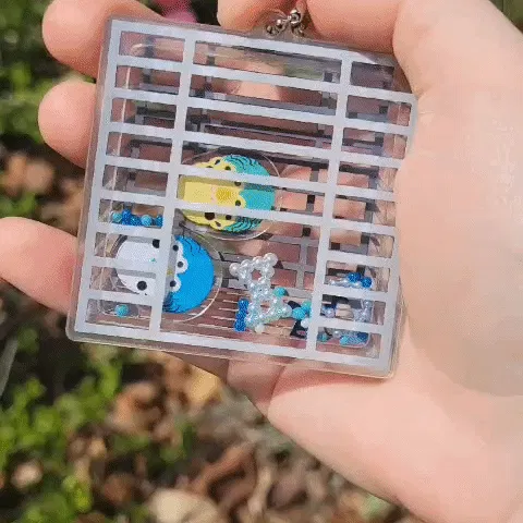 Pet Bird Shaker Charm