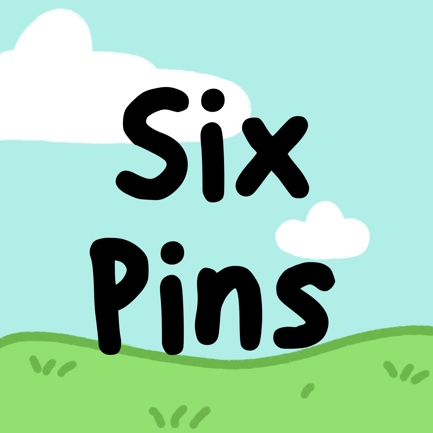 Six Veggie Cats Pins