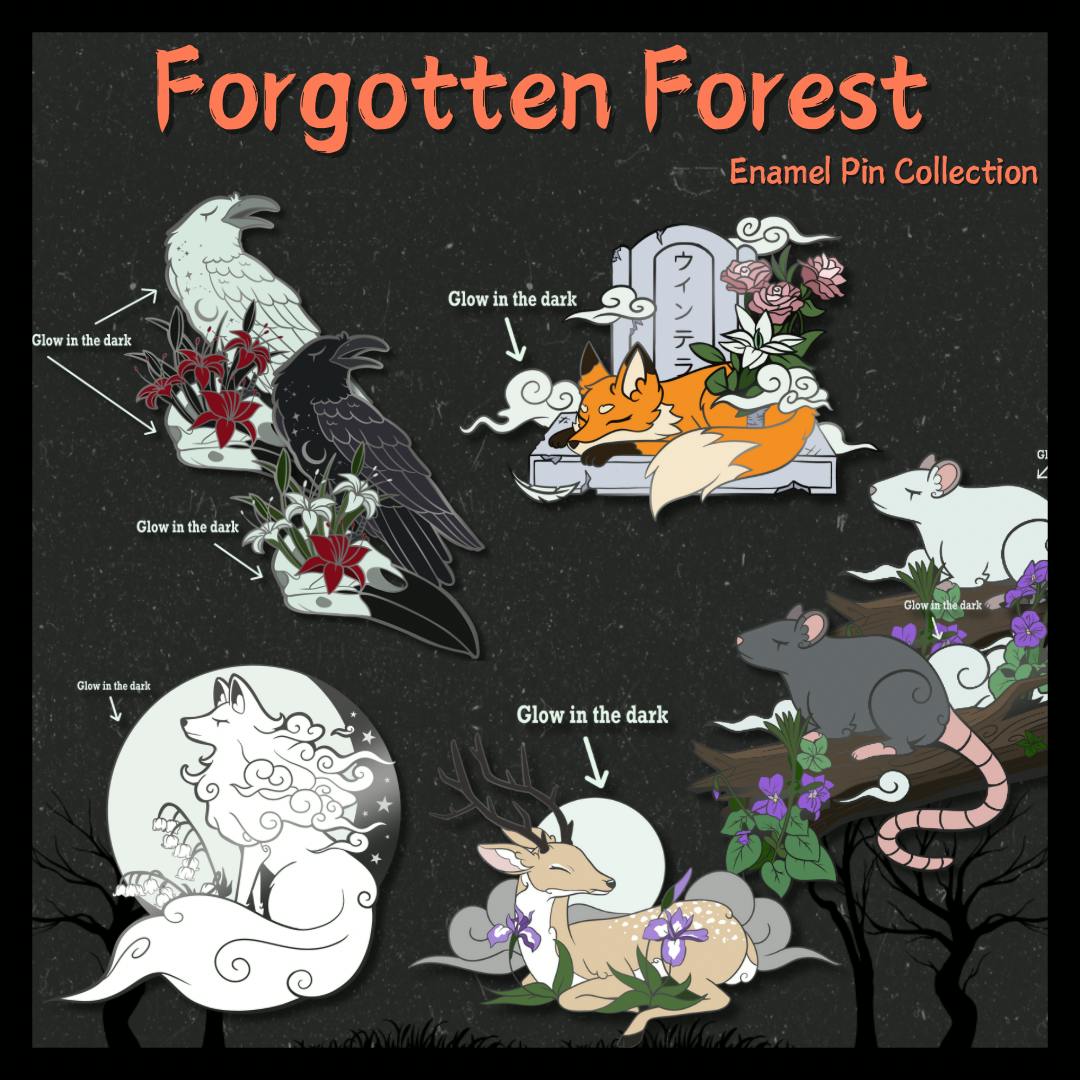 Forgotten Forest Enamel Pin