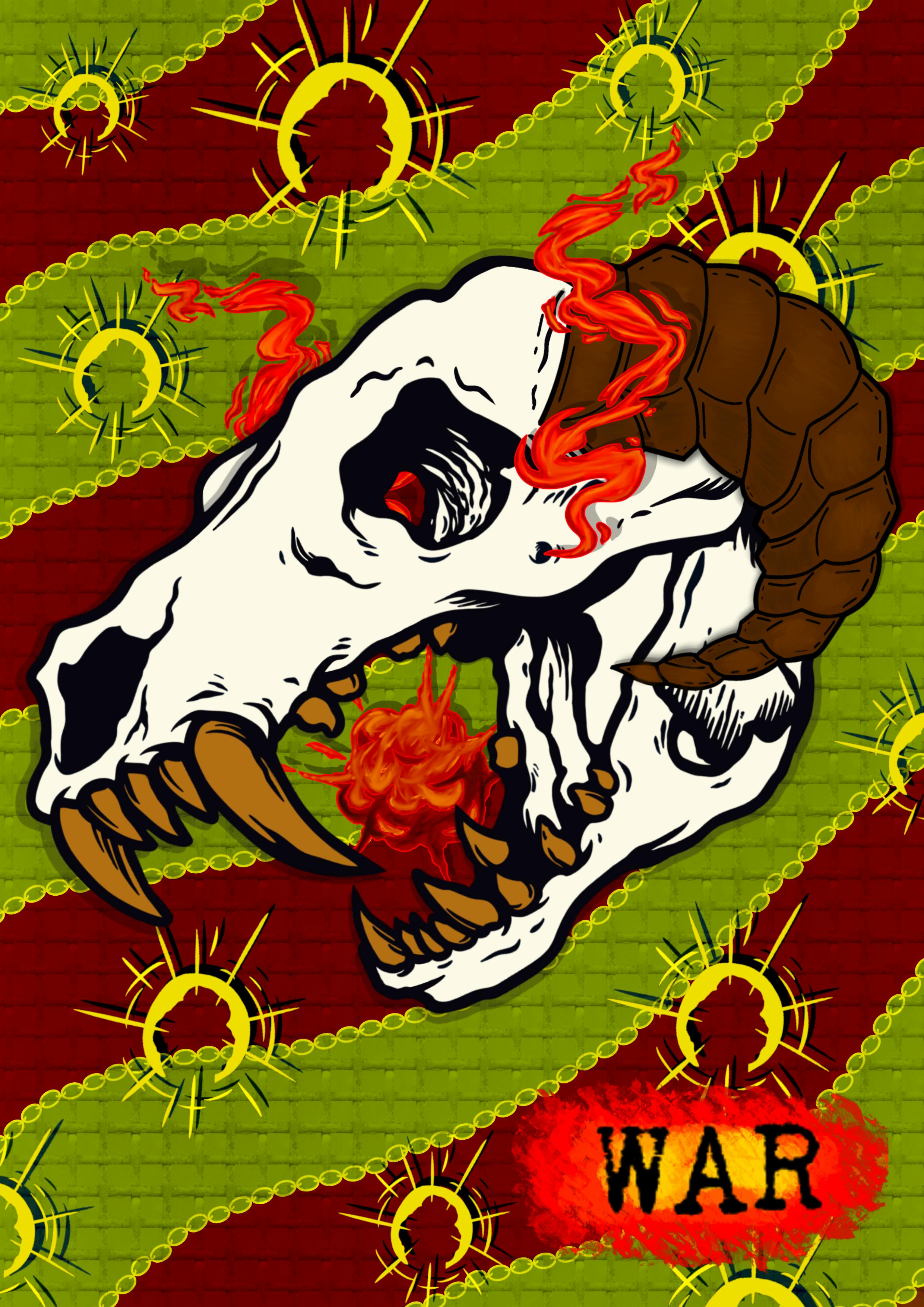  FOUR HORSEMEN (WAR A4 PRINT)