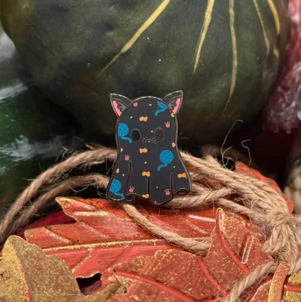 BOO-Meow Pin