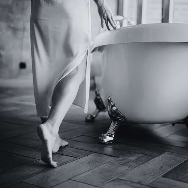 Take a bath and lose track of time.