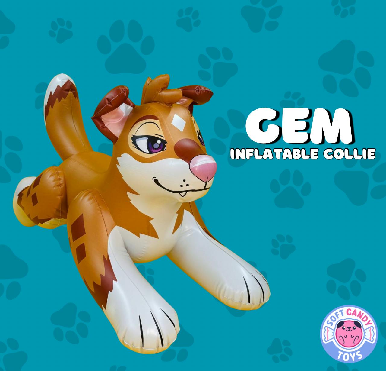 Gem Collie Inflatable