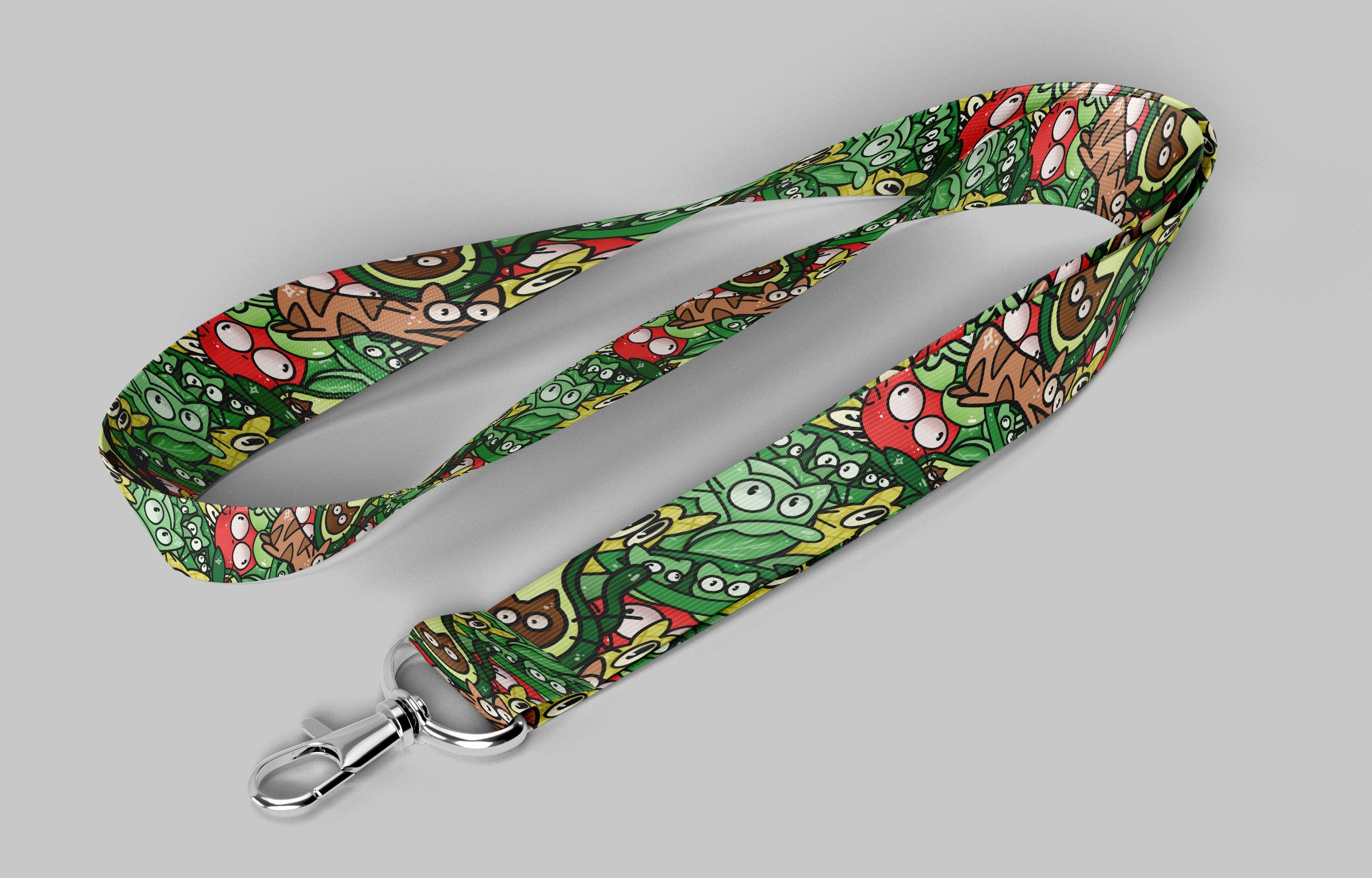 Veggie Cats Lanyard