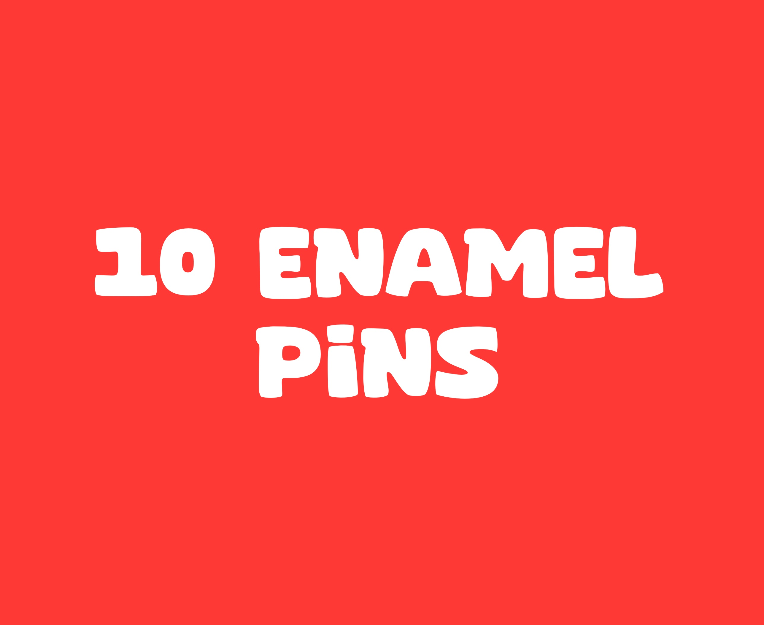 10 Mini Pins
