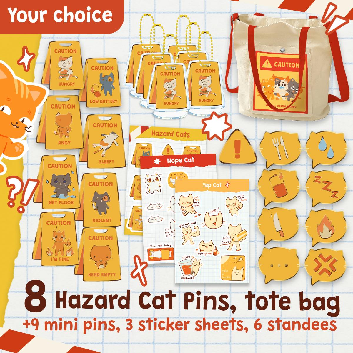 Hazard Cat Set (FULL SET)