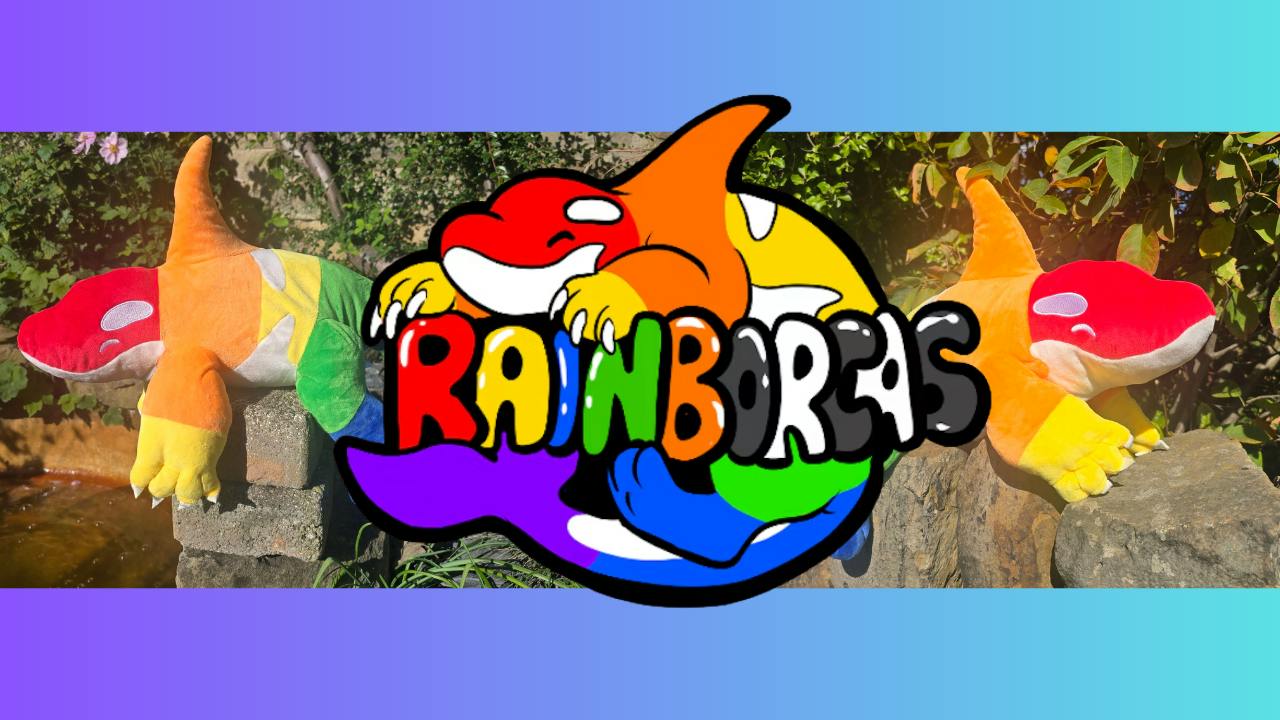 Rainborcas : A Pride Plushie Campaign