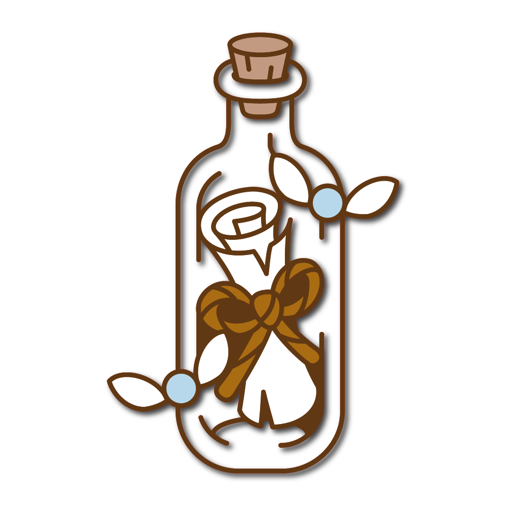 Message in Bottle (Brown)