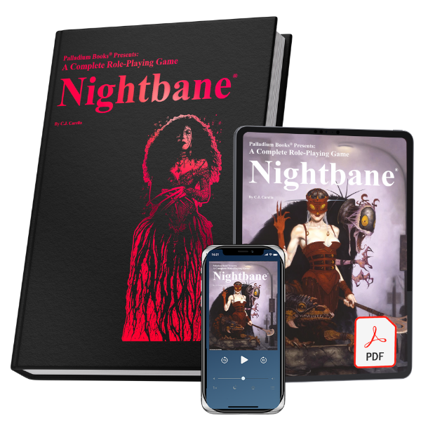 Nightbane® RPG Hardcover, PDF, and Audiobook