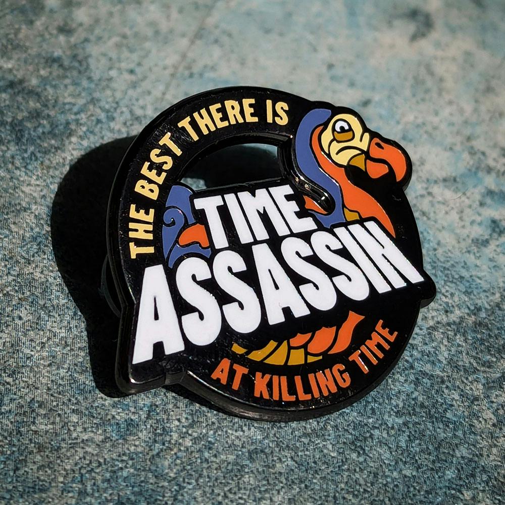 ENAMEL PIN: Time Assassin (Dodo)
