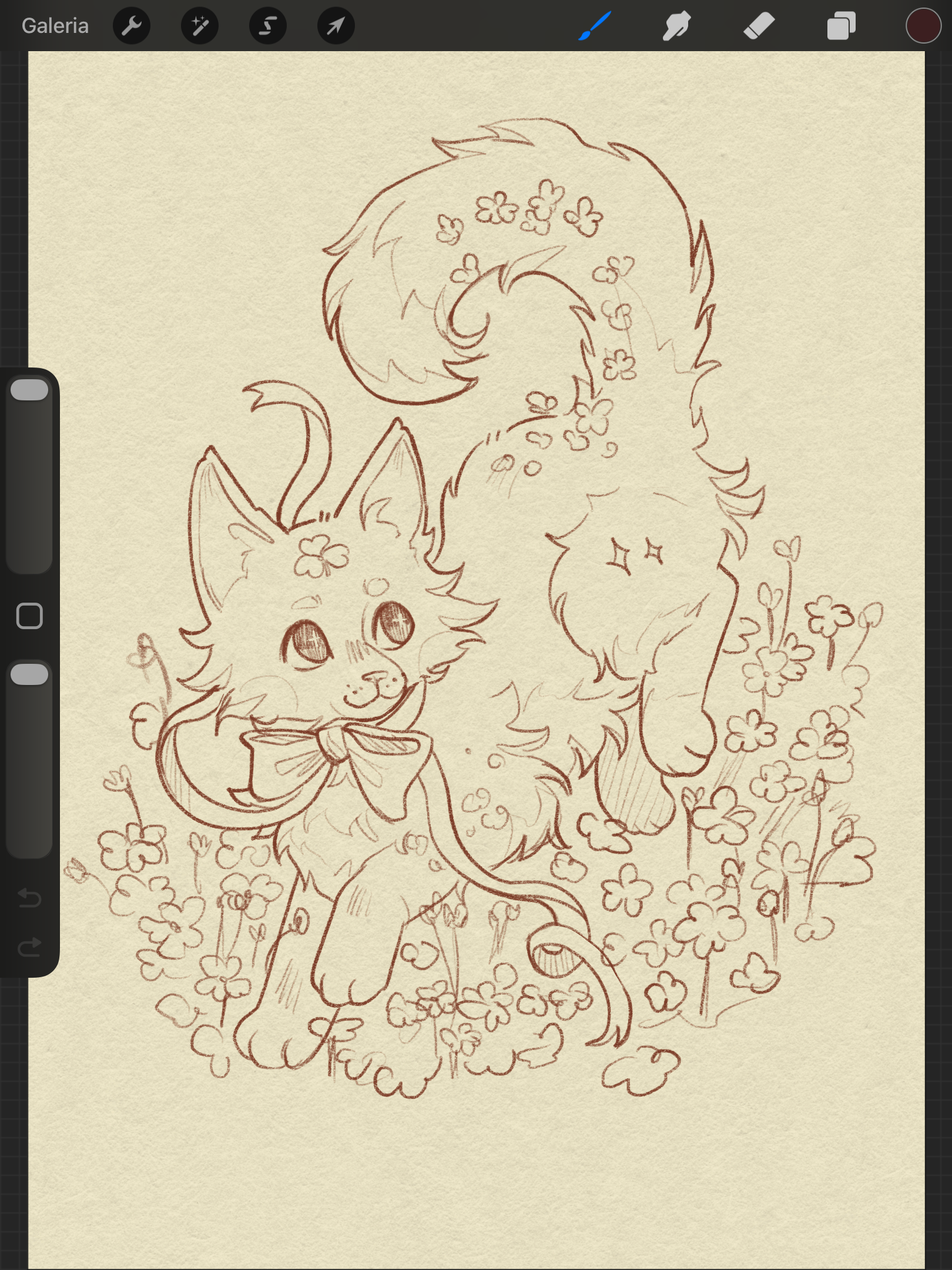 Iris the clover cat