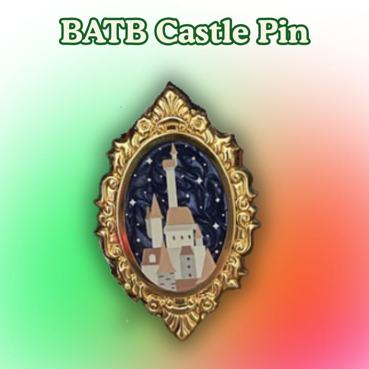 Beauty and the Beast Castle Pin