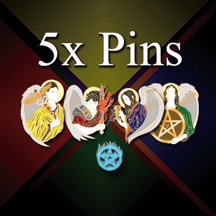 5x Pins