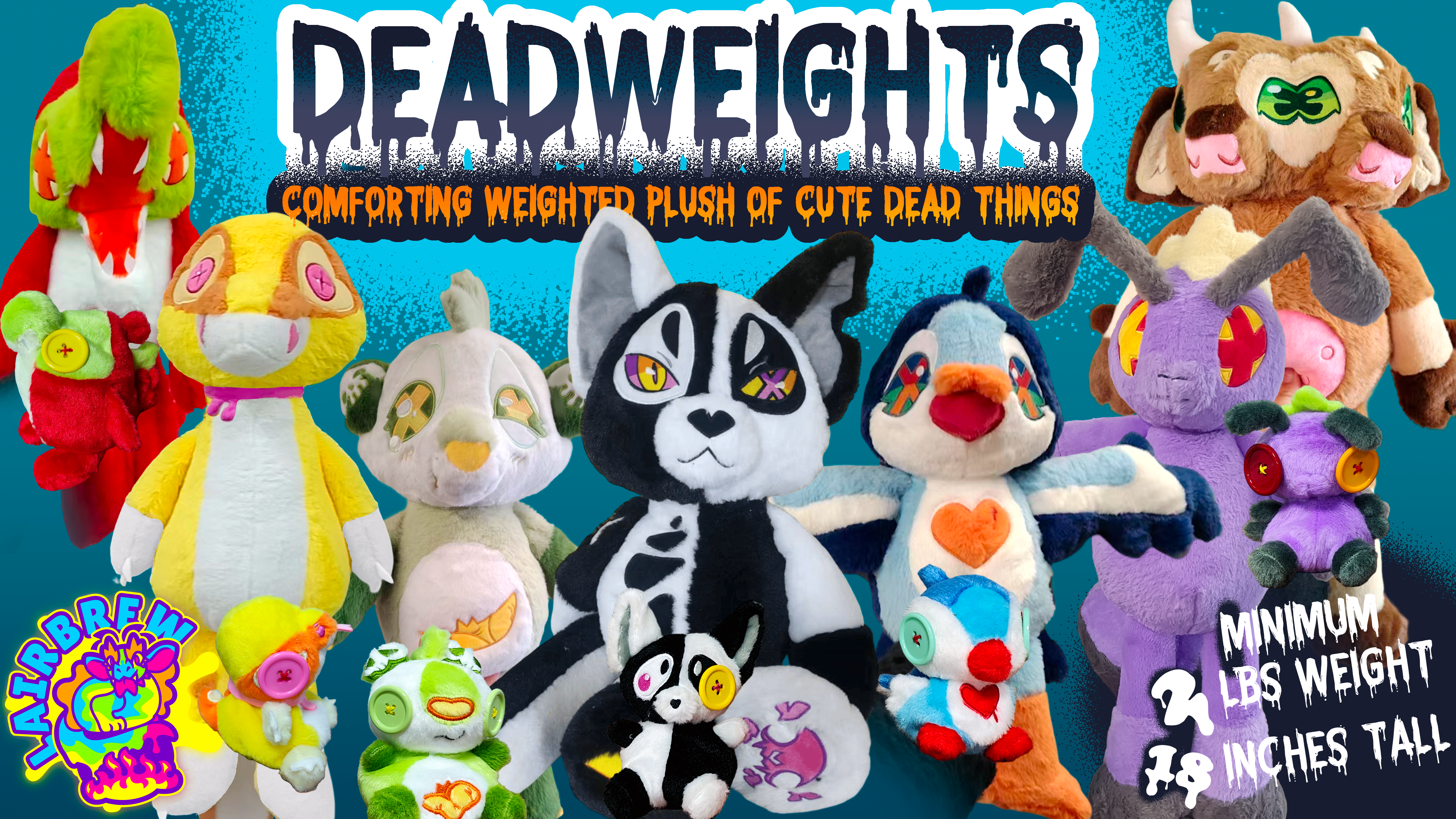 Deadweights - Creepy Cute Weighted Plush