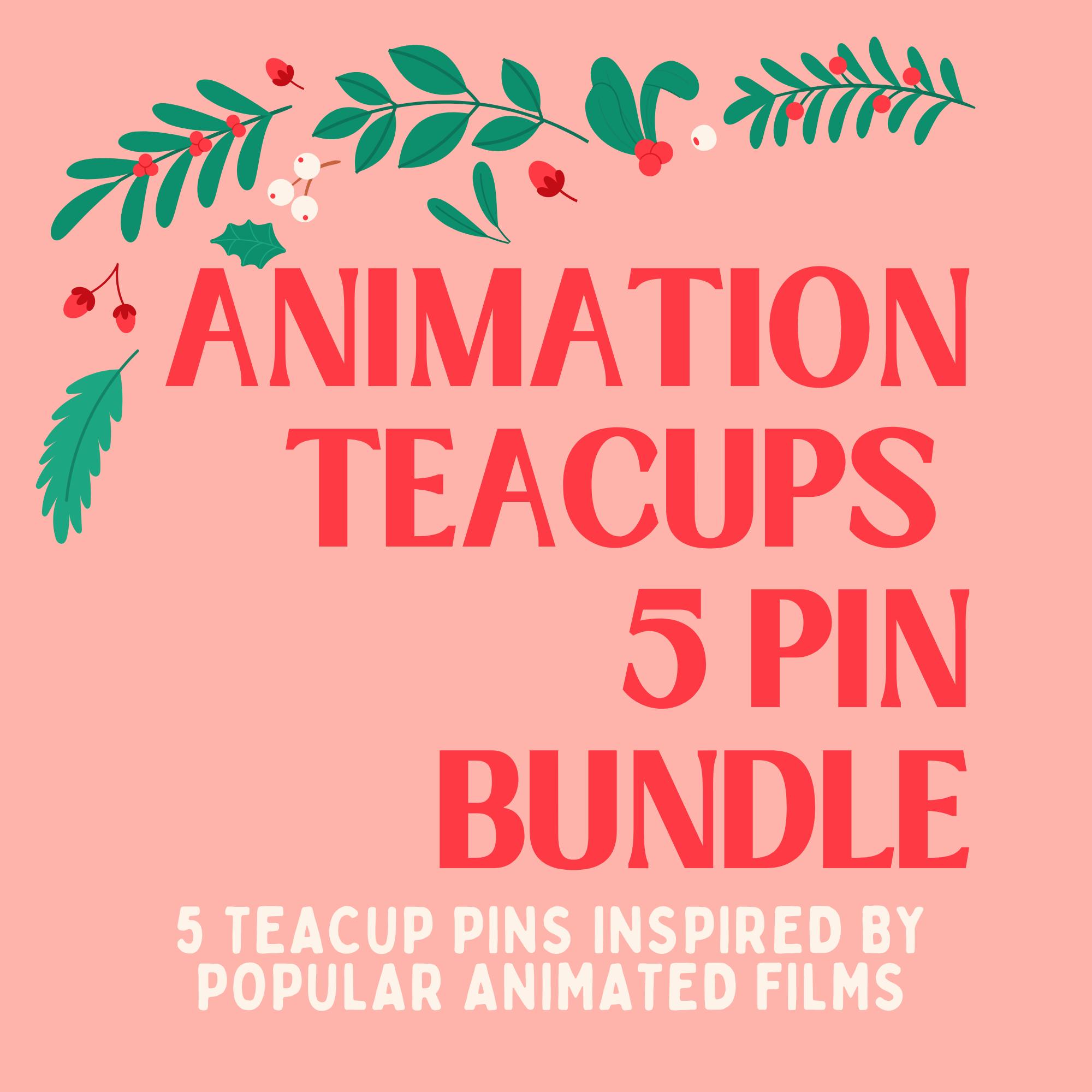 ANIMATION TEACUPS 5 PIN BUNDLE