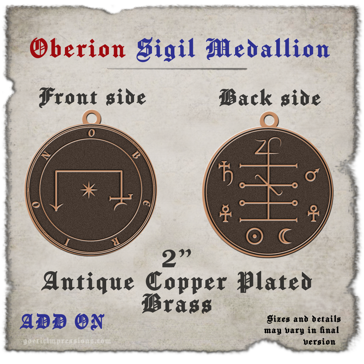 Oberion Sigil Medallion Reveal