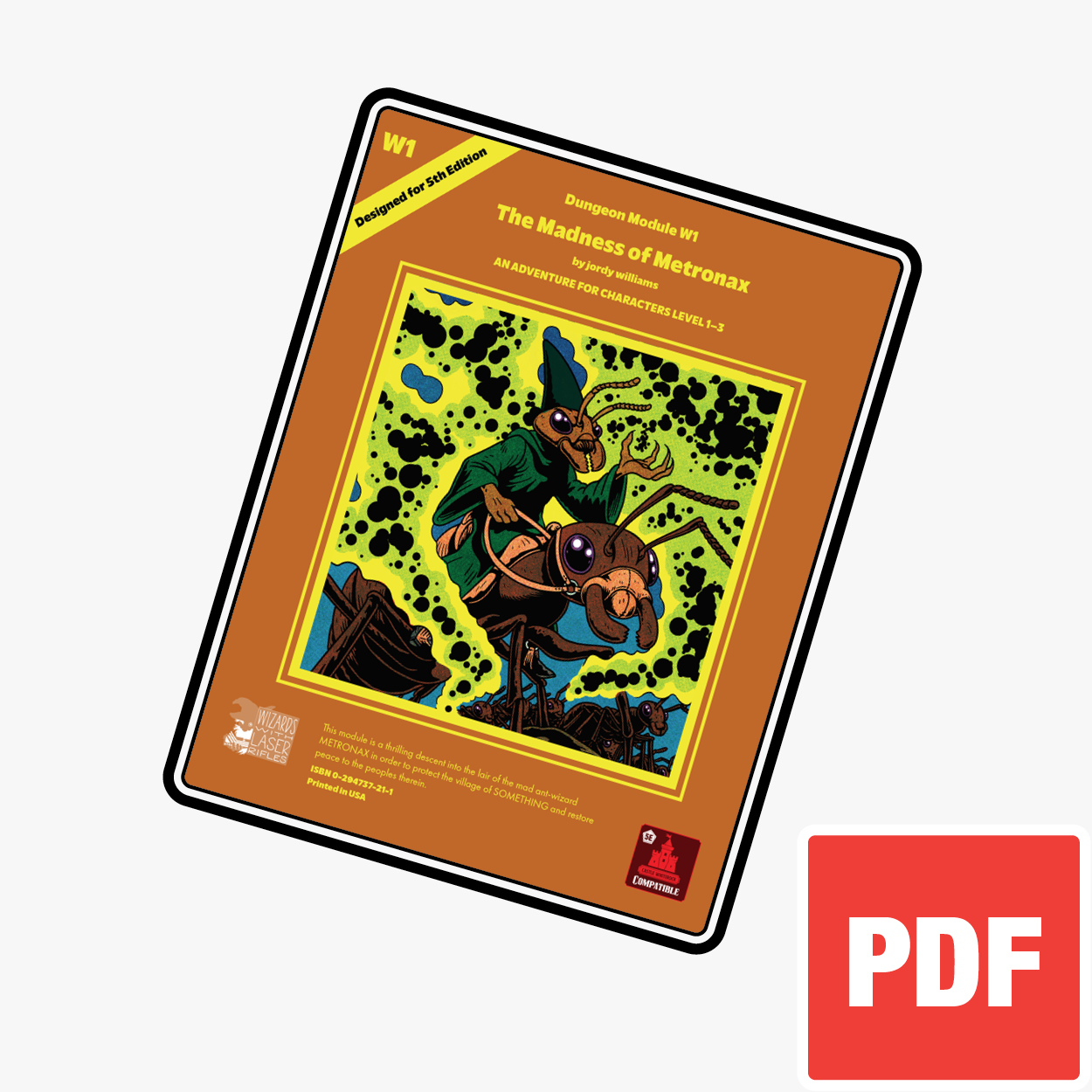 Madness of Metronax PDF for Fifth Edition