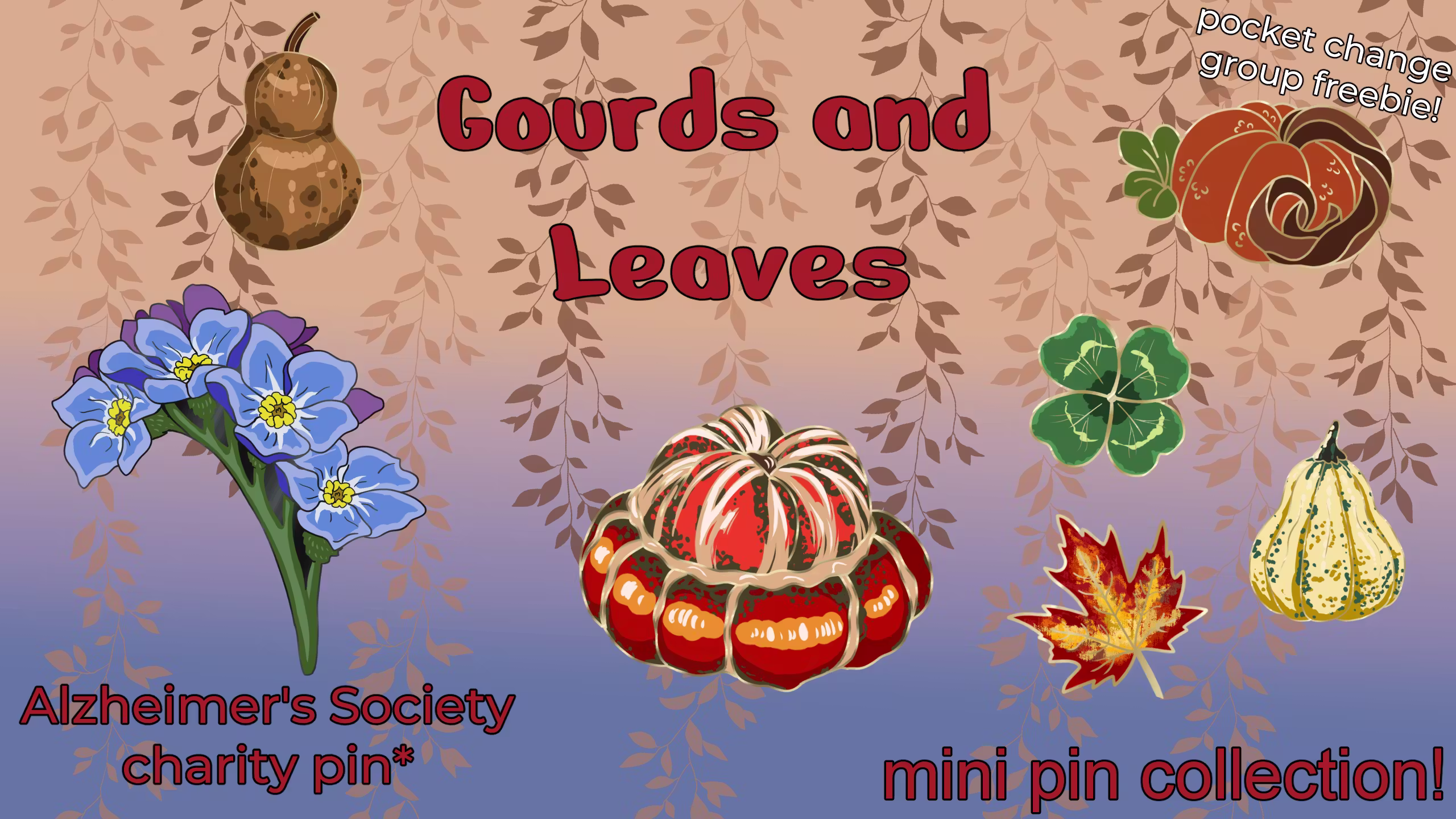 Gourds and leaves