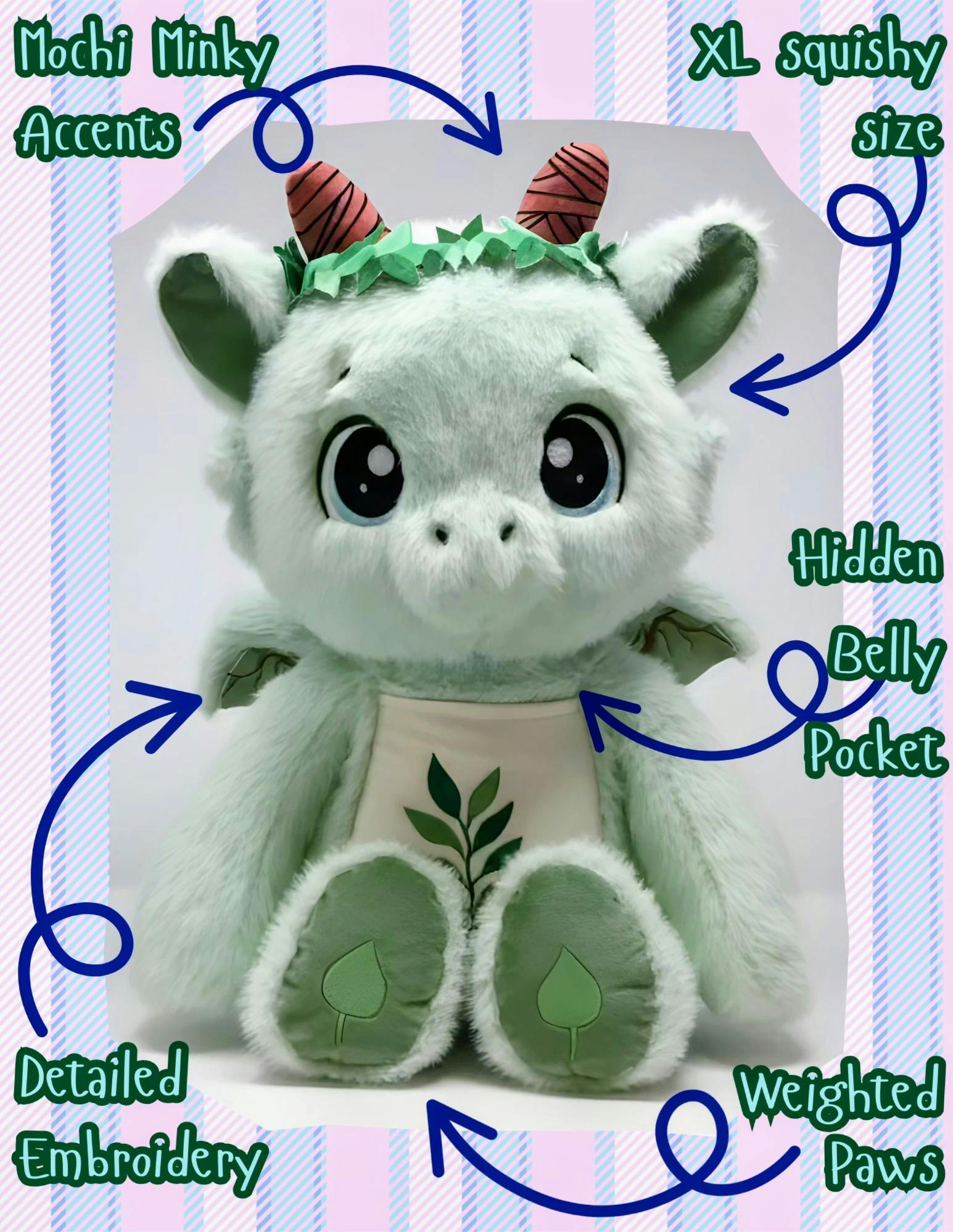 Standard Dragon  24" Plush