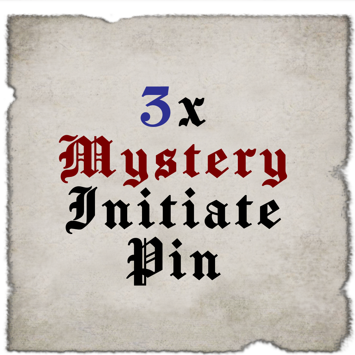 3x Mystery Initiate Pin Bag