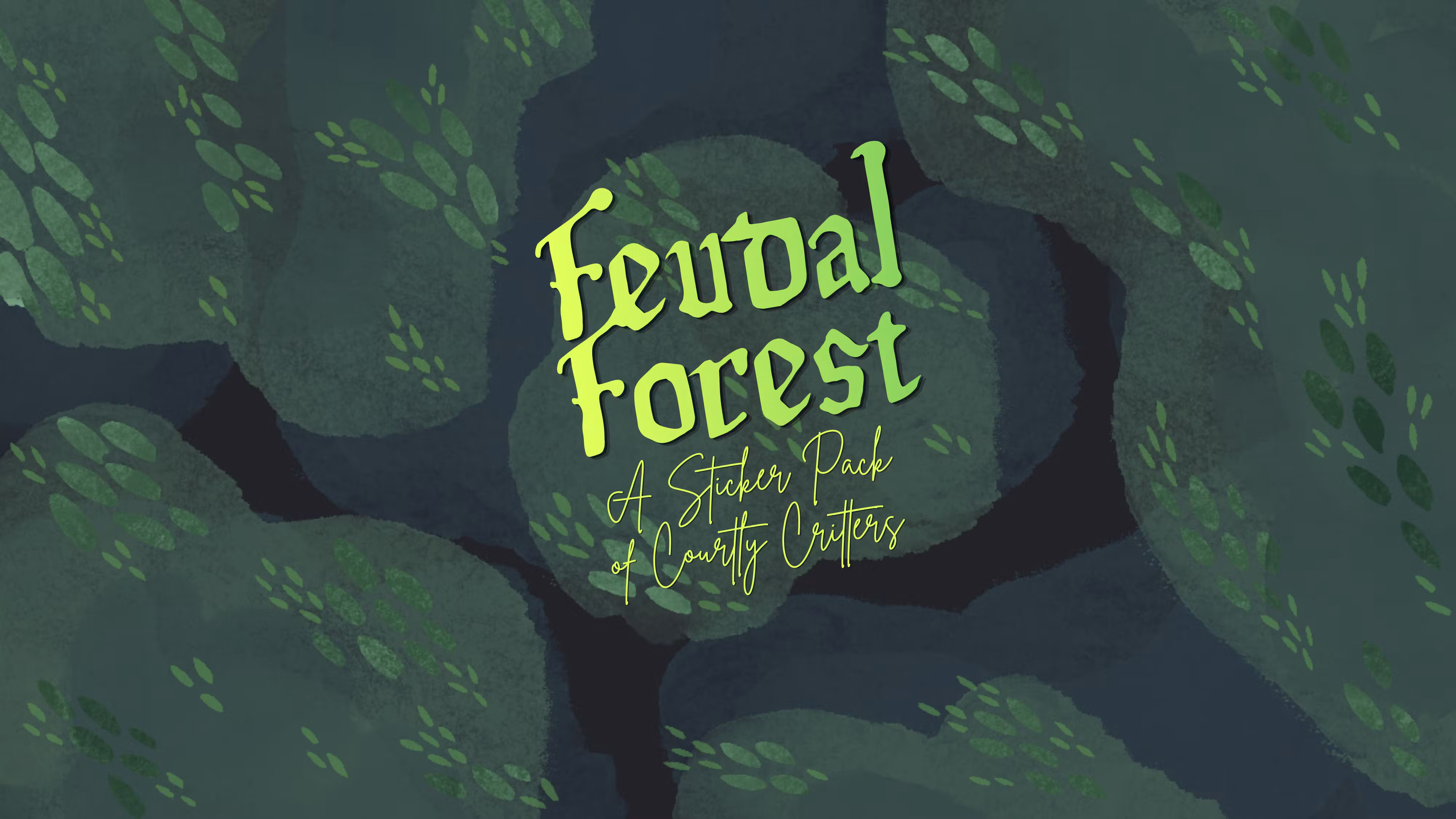 Feudal Forest - A Sticker Pack of Courtly Critters