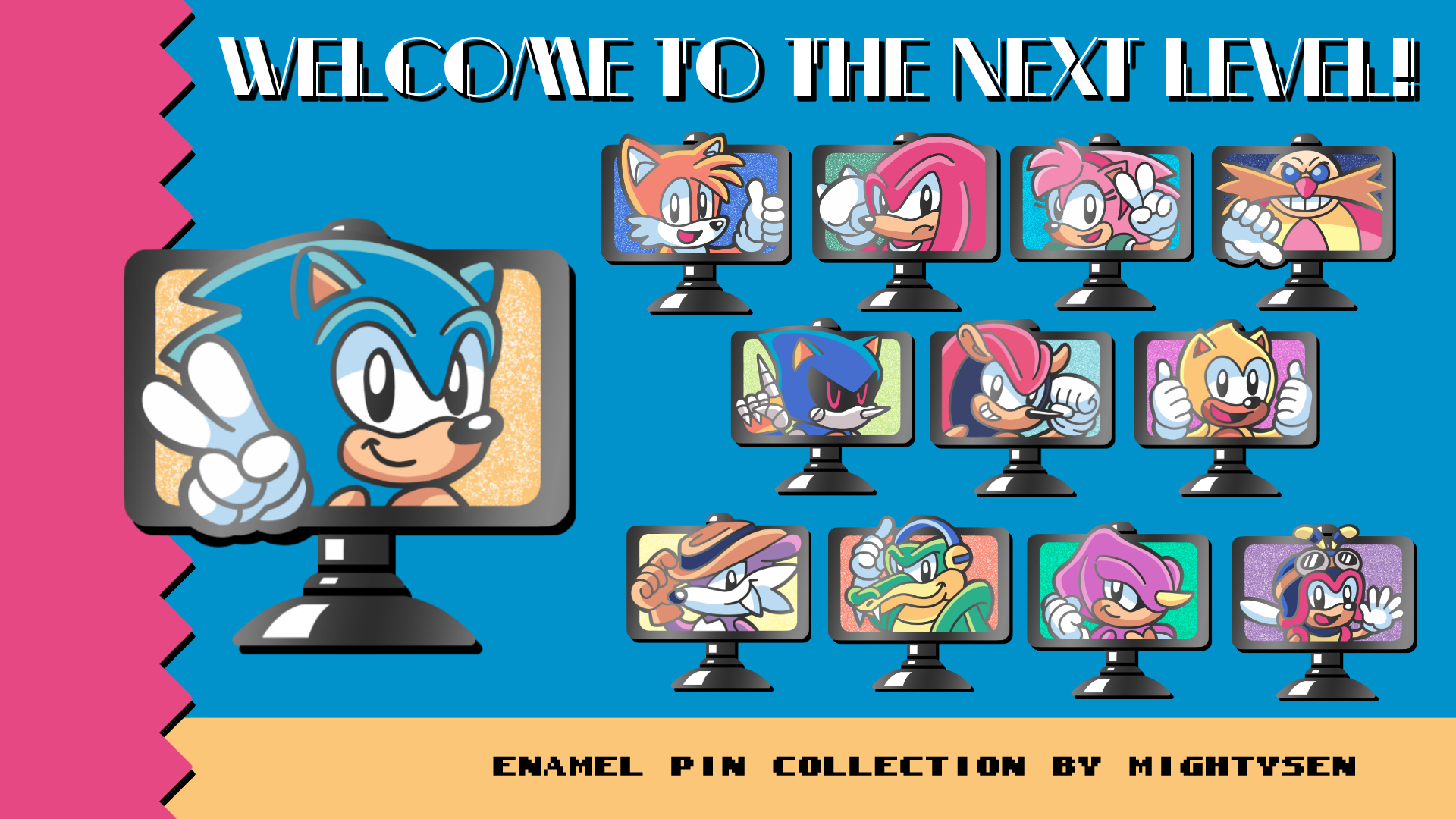 WELCOME TO THE NEXT LEVEL - Gaming Inspired Enamel Pins