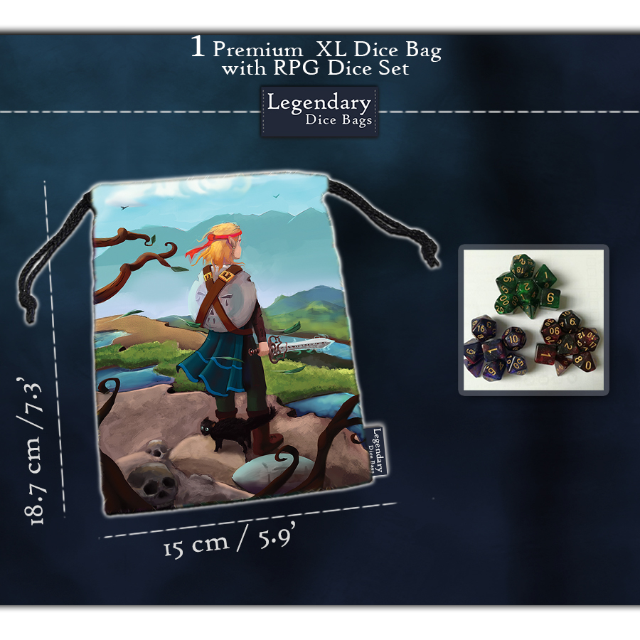 XL Legendary Dice Bag