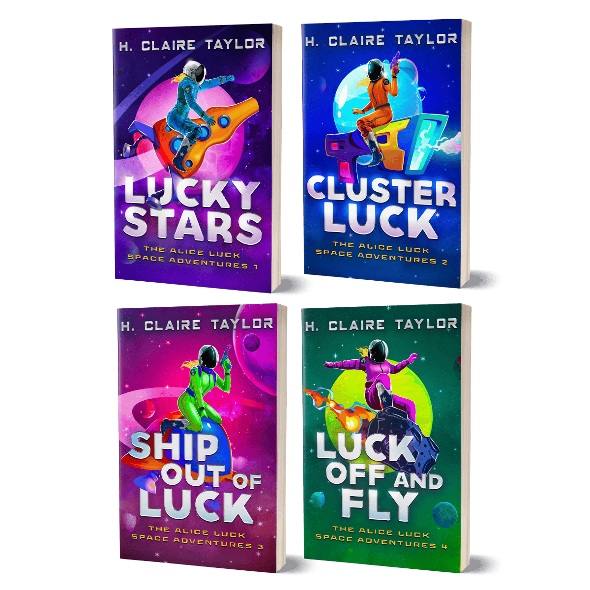 Paperbacks: The Alice Luck Space Adventures 1-4