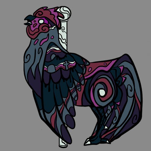 The grey cock