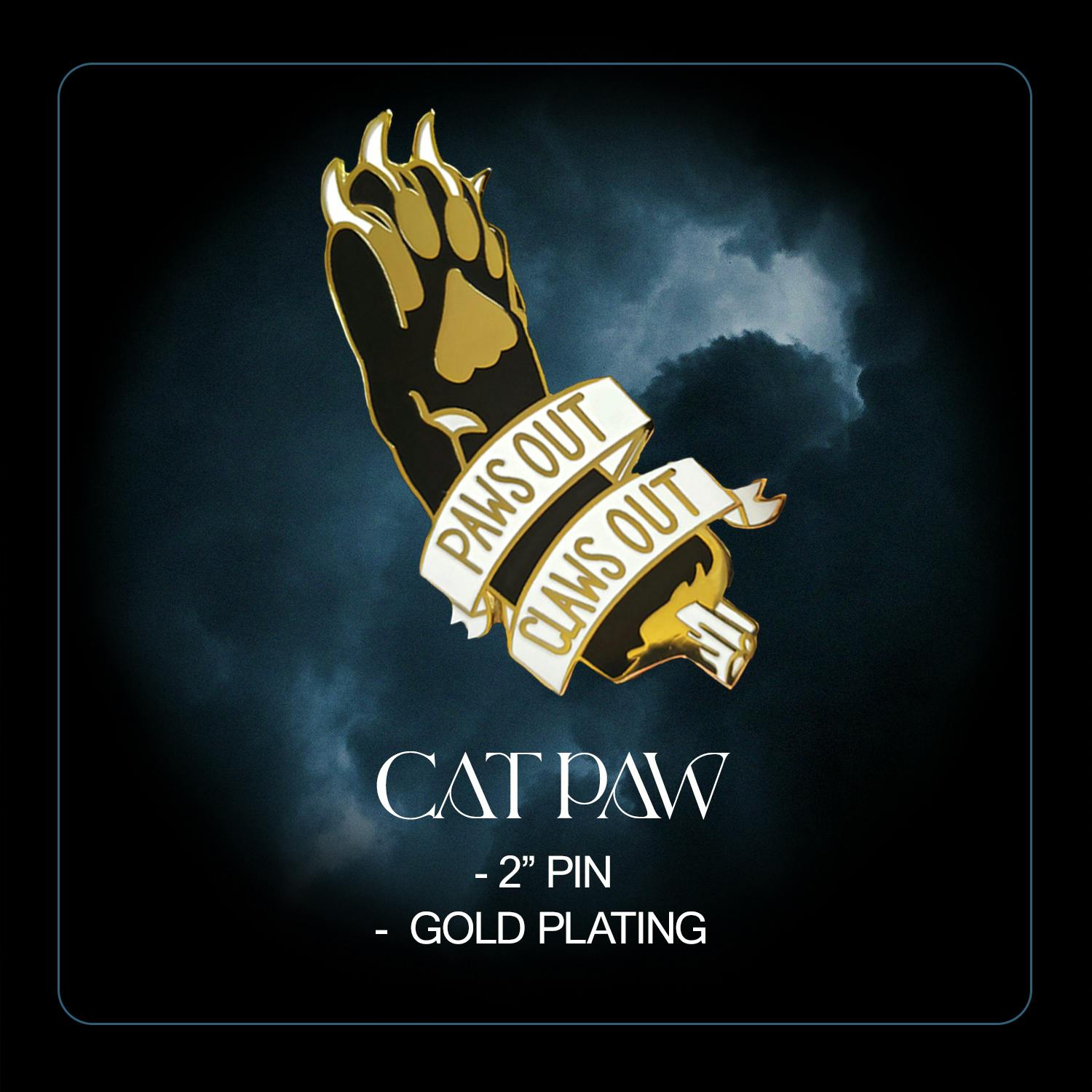 Cat Paw Pin
