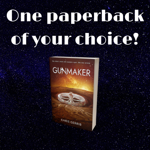 One Paperback Book of your choice!
