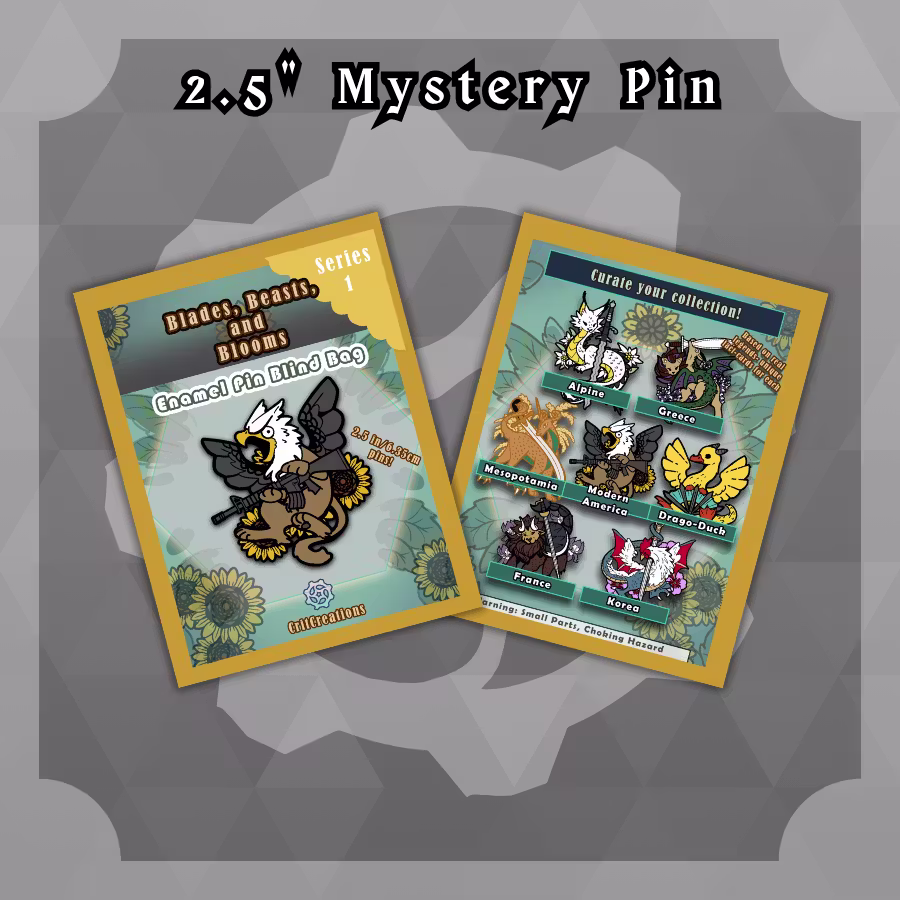 Blades Beasts and Blooms: BBB 2,.5in Series 1 Blind Bag