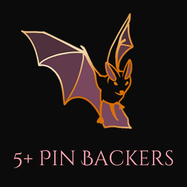Free Bat for 5+ Pin Backers
