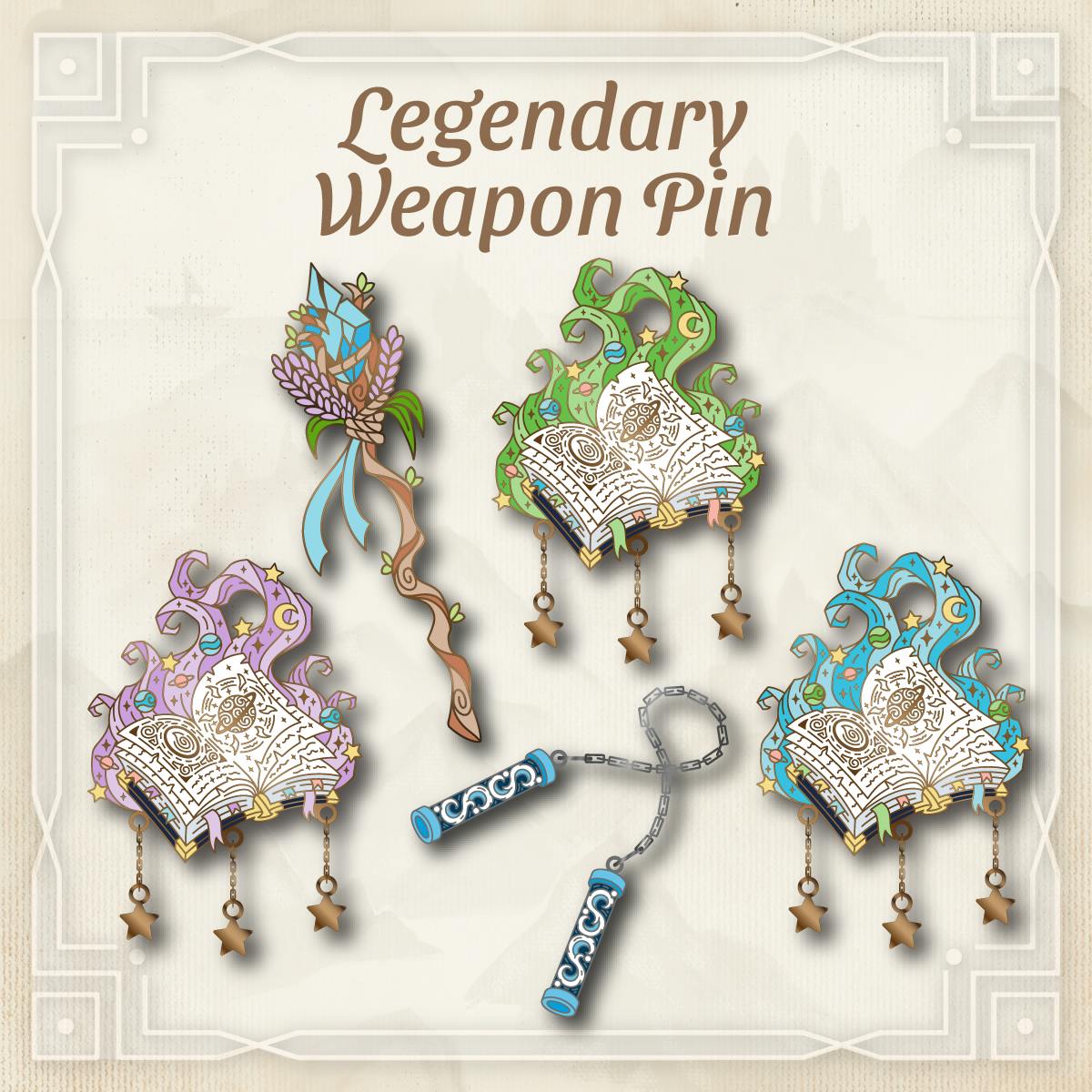 1 Legendary Weapon Pin