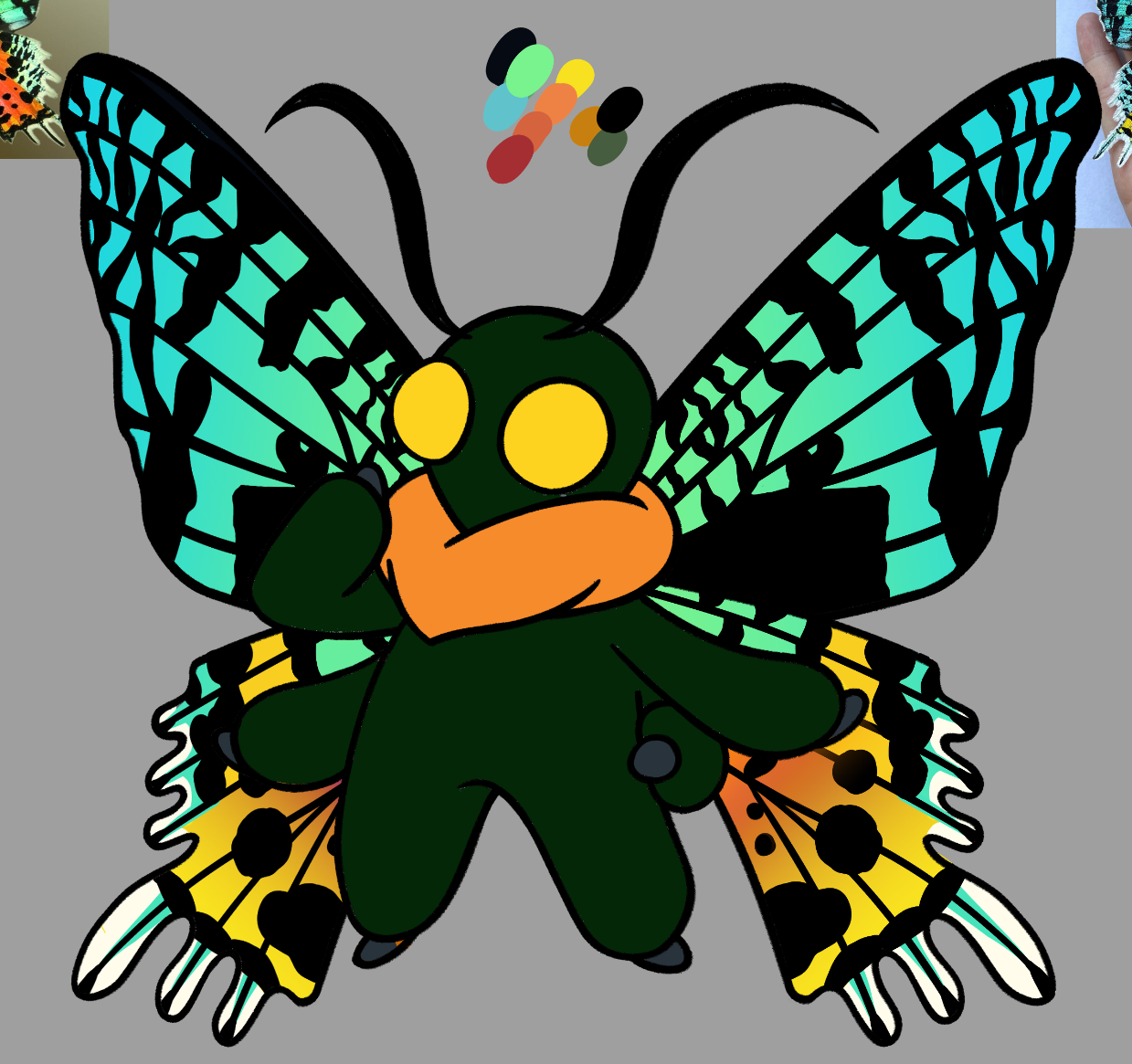 Green and Orange