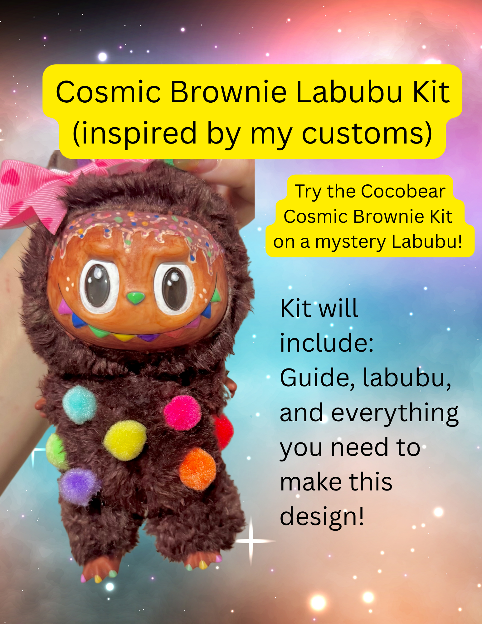 Cosmic Brownie Labubu Kit