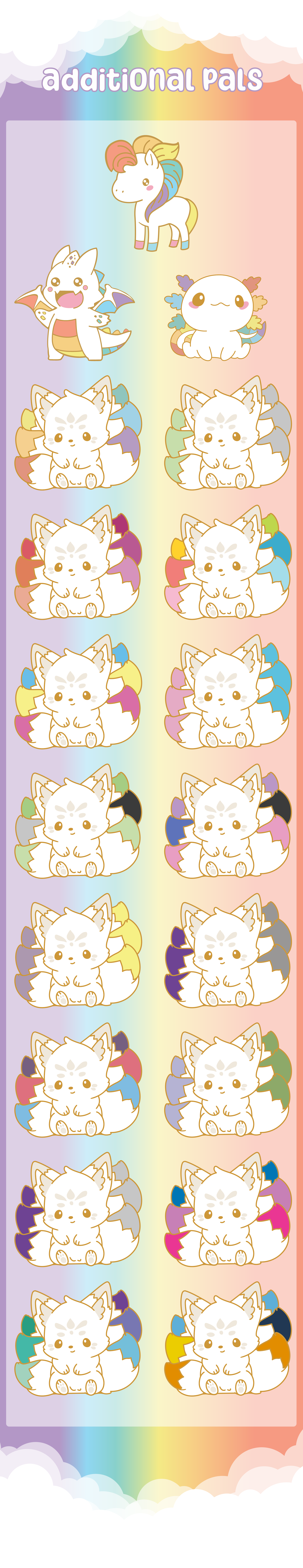 ✦  Additional Pride Pals Pins