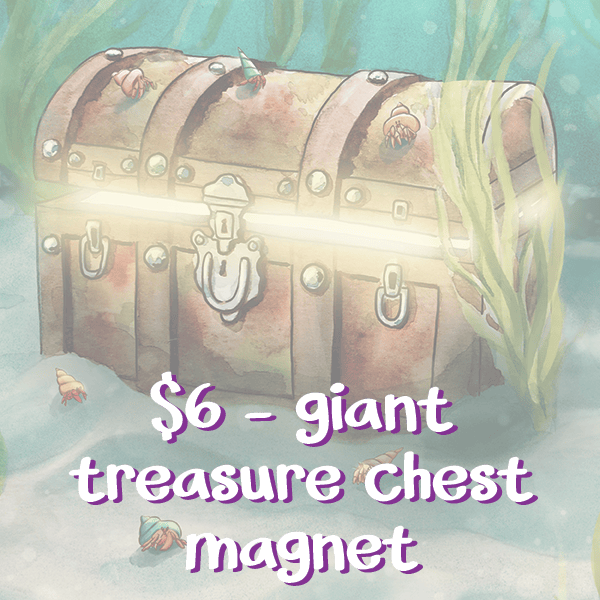 Giant Treasure Chest magnet