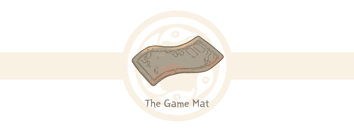 Visual representation of the game mat