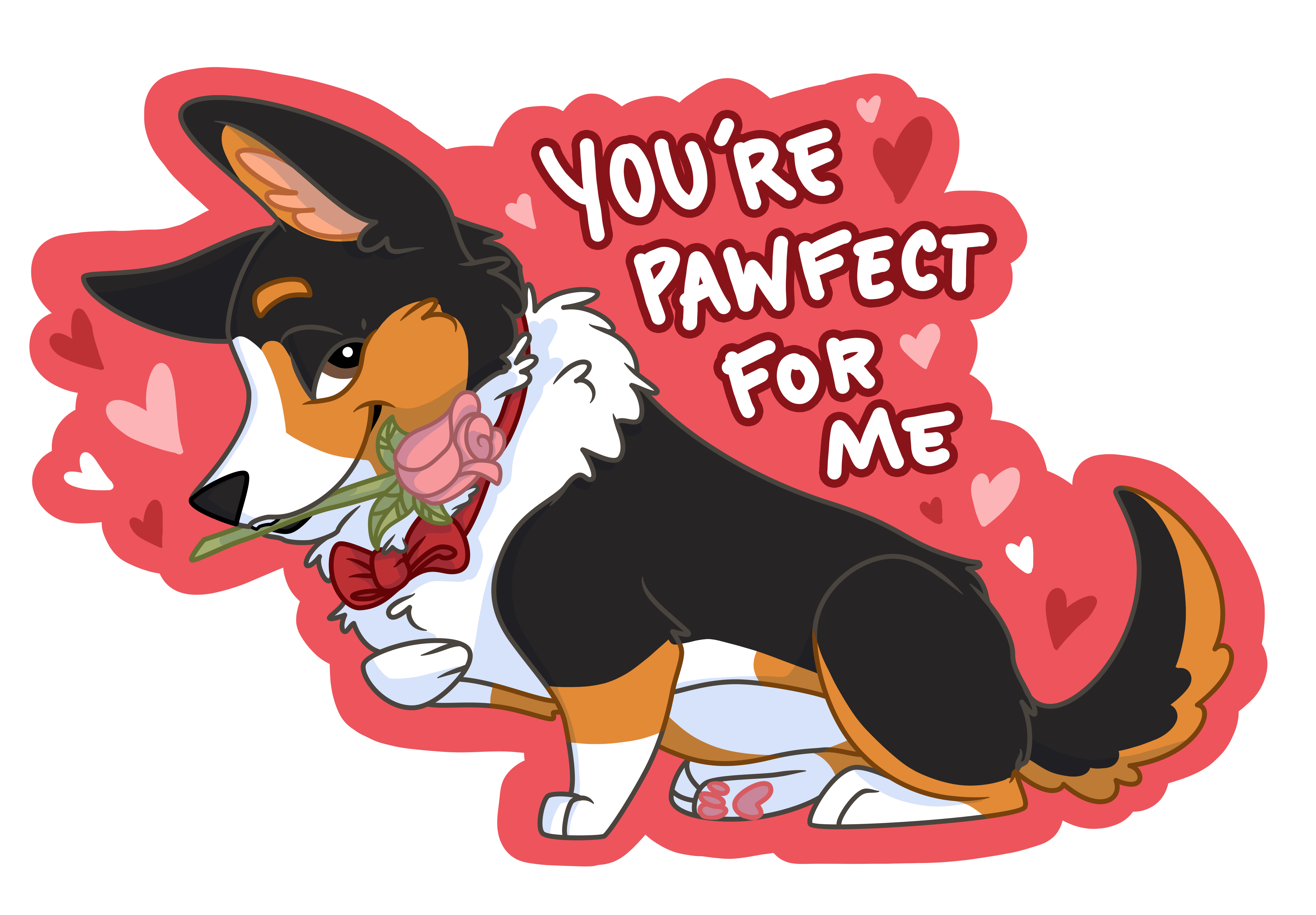Murphy Pawfect For Me Sticker
