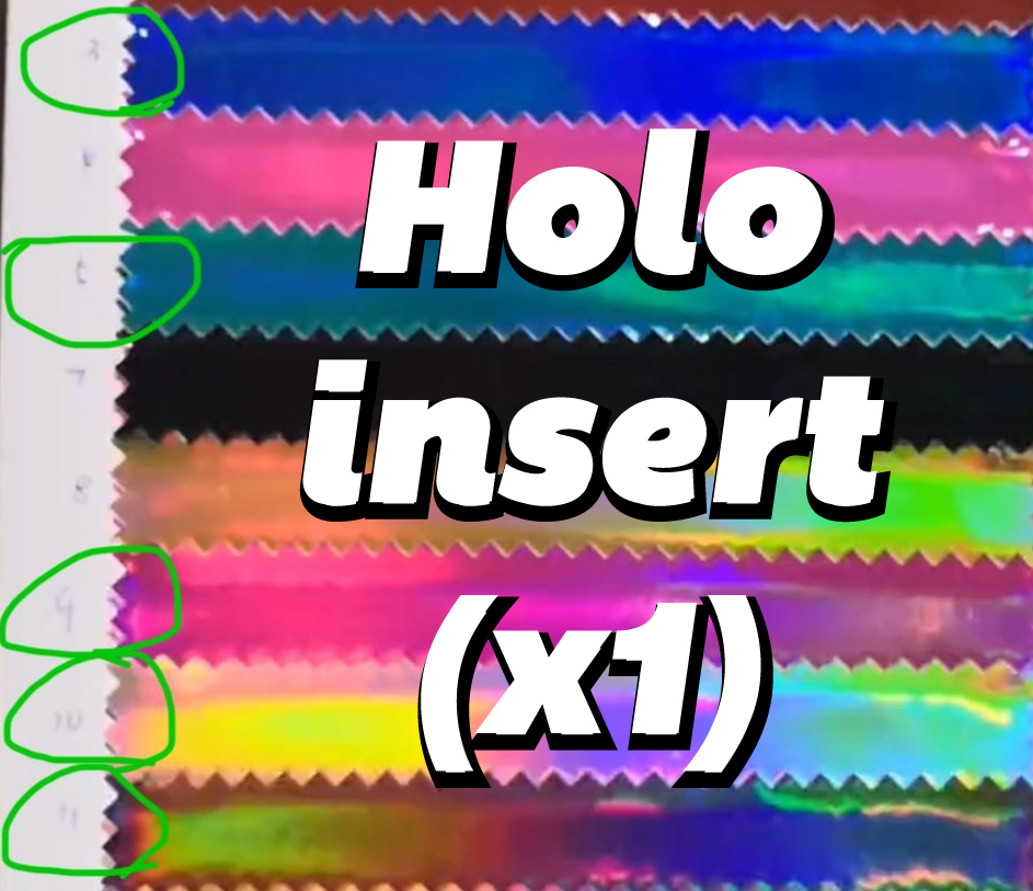 *NEW* Holo insert! 🌈✨ (x1)