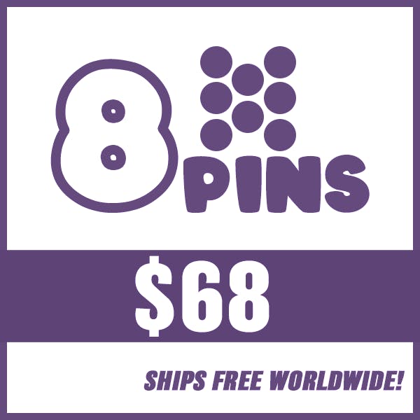 Any Eight (8) Pins