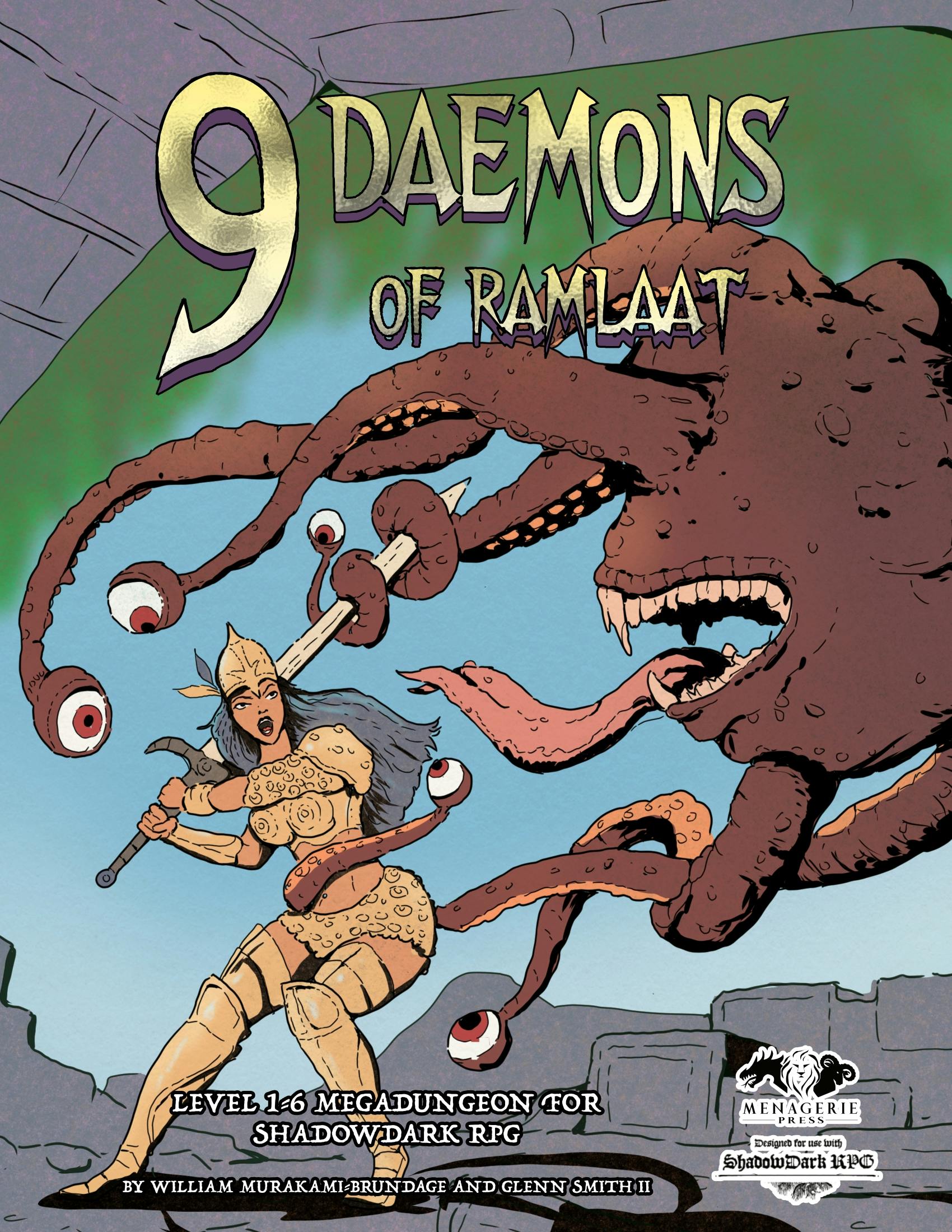 9 Daemons of Ramlaat for Shadowdark RPG (PDF)