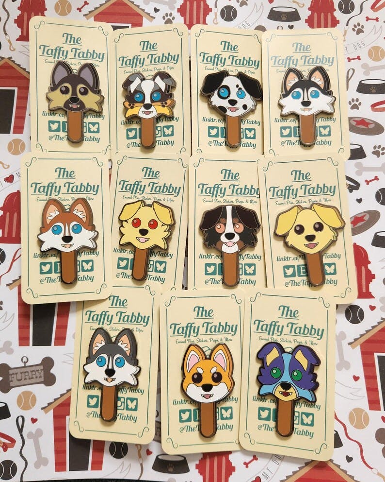 Good Doggo Popsicle Pins