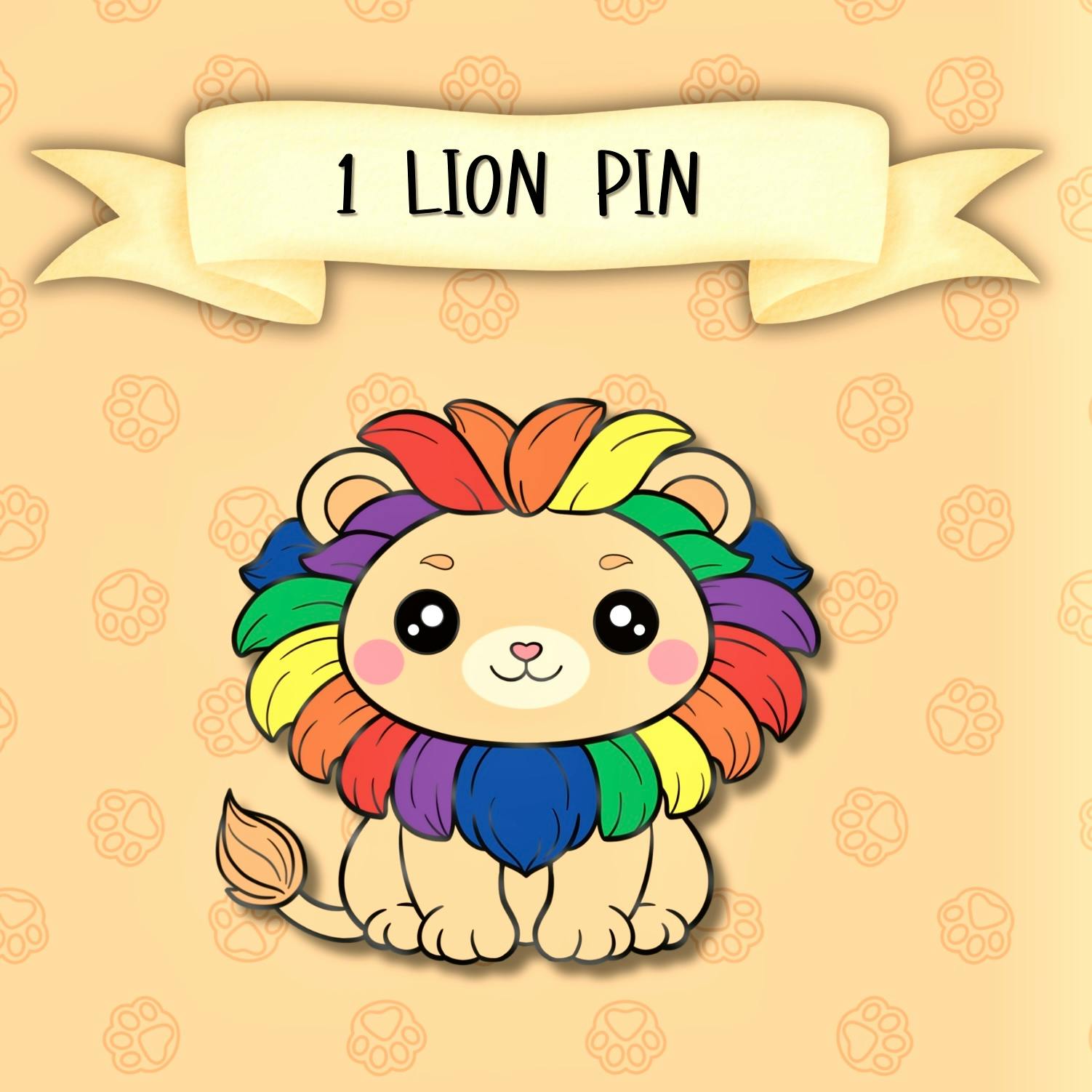 Lion Pin