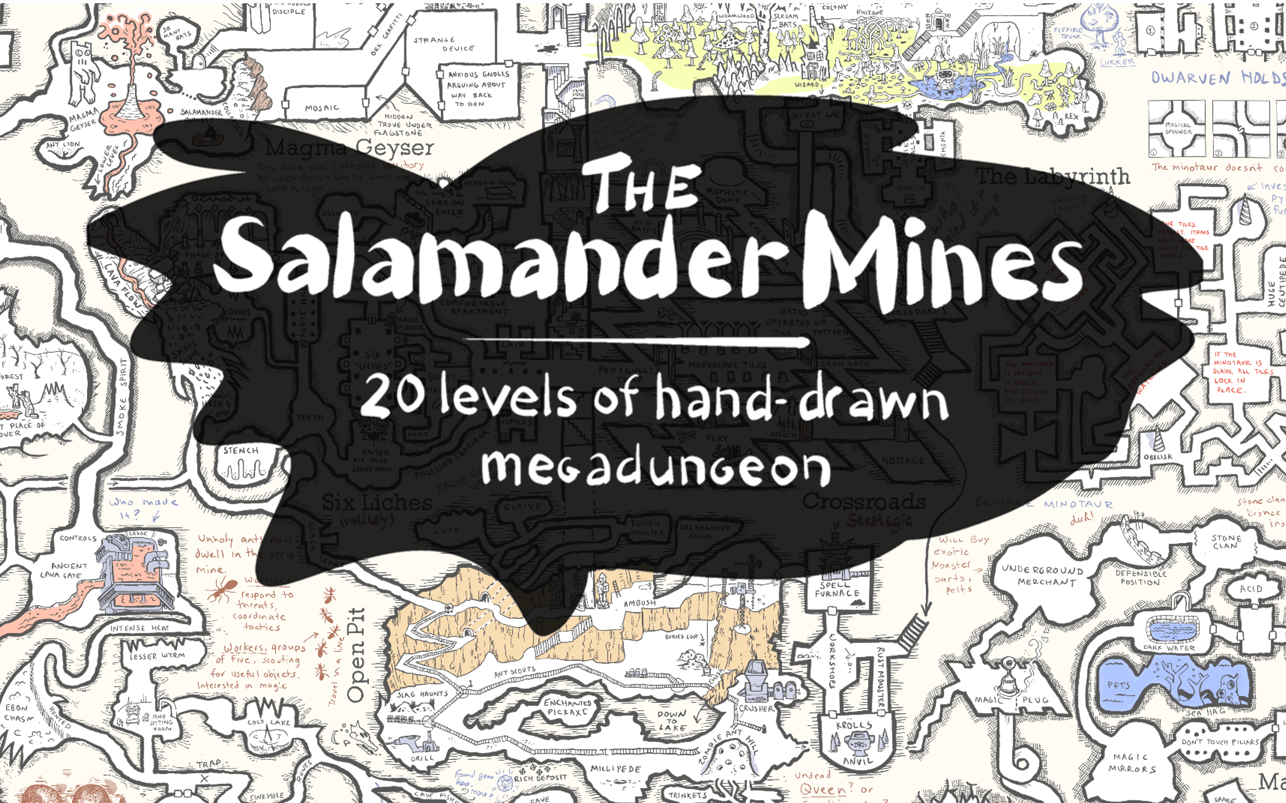 The Salamander Mines megadungeon