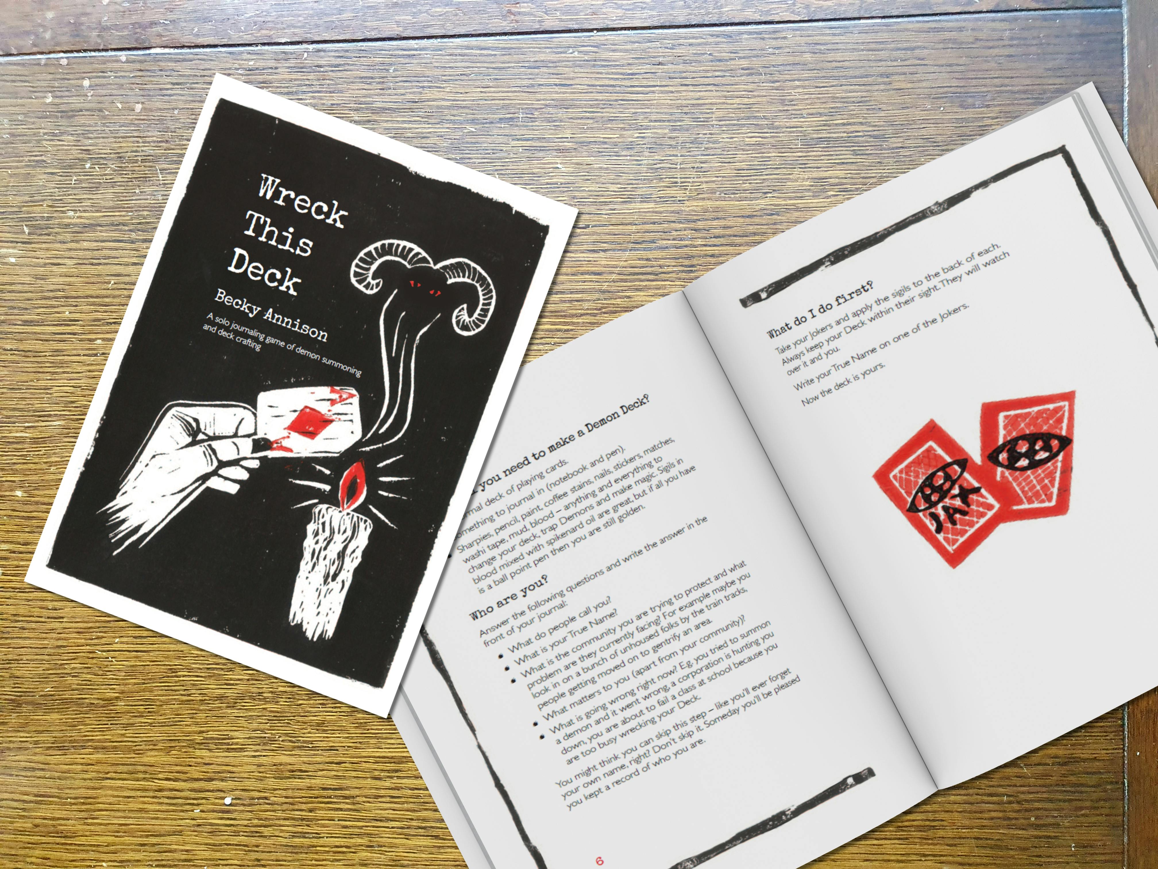 Extra copy of Wreck This Deck (print + PDF)