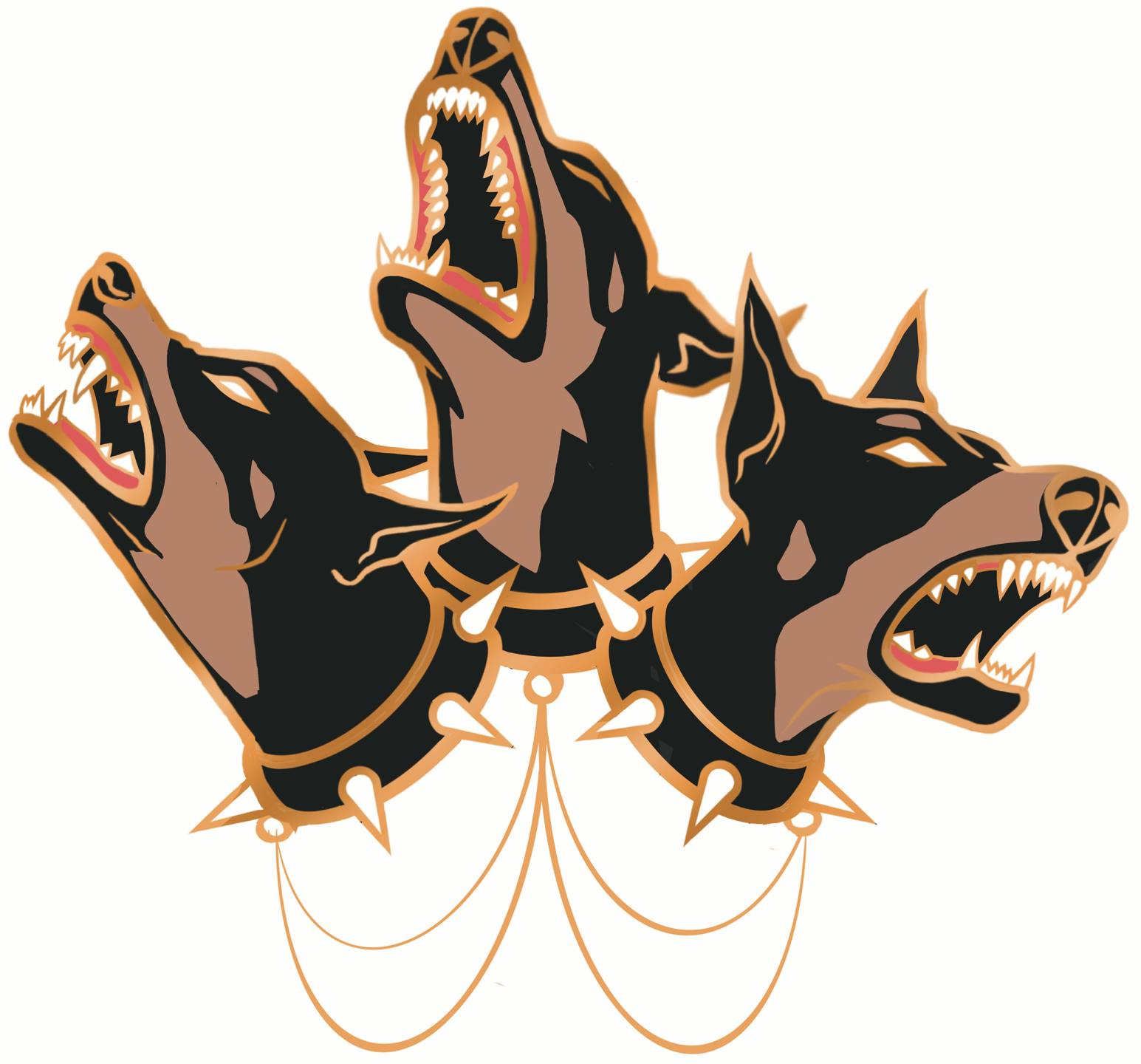 Cerberus- Deluxe Chained 2" Pin